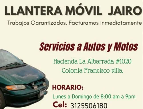 llanteras en Colima