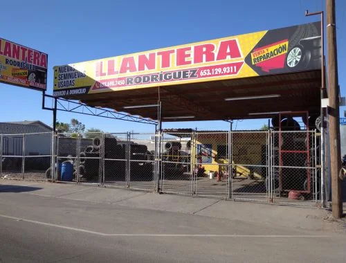 llanteras en San Luis Río Colorado
